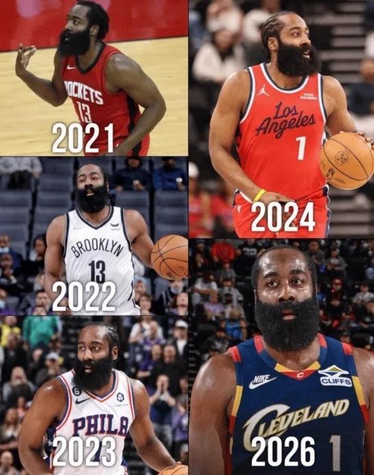 爱游戏娱乐-哈登6年5队:4次申请交易“换队”有望延续神迹 能否冲冠成功?